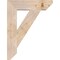 Ekena Millwork Traditional Slat Smooth Bracket, Douglas Fir, 5 1/2"W x 26"D x 34"H BKT06X26X34TRA06SDF - alternate 2